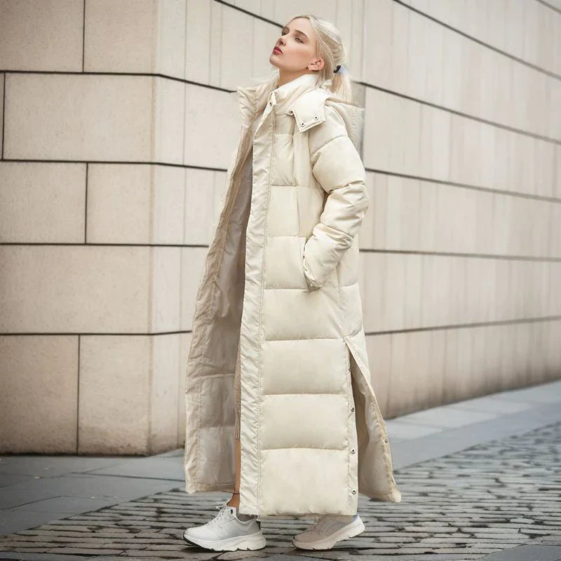 Variant image for Damen Winterjacke Lang Warm Eleganter Stil Hochwertiger Polyester-8