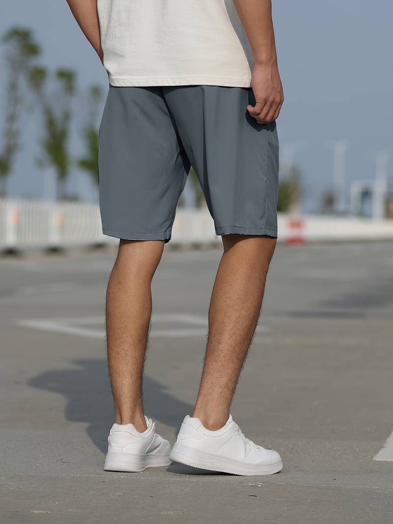 Herren Shorts Lässig Baumwolle mit Kordelzug für Bequemen Tragekomfort-2
