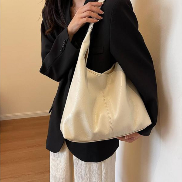 Damen Handtasche Geräumig Stilvoll Nachahmungsleder 6