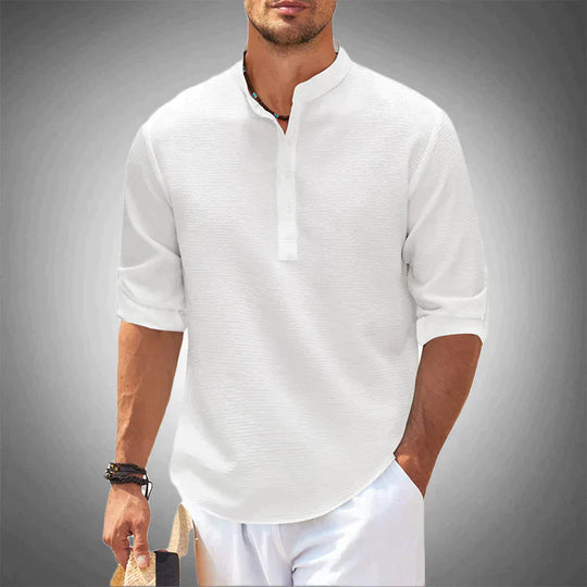 Variant image for Herren Hemd Langarm Elegantes Design Hochwertige Baumwolle-1