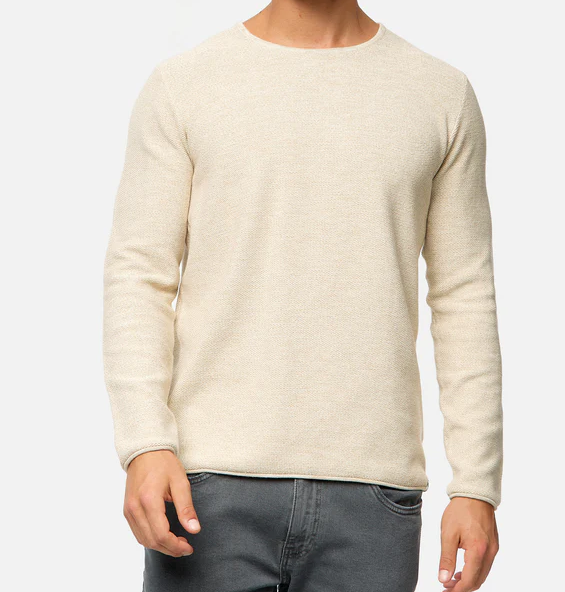 Variant image for Herrenpullover Zipper Stil 100% Baumwolle Italienisches Design-57