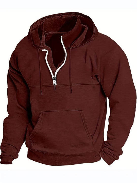 Variant image for Herren Kapuzenpullover Lässig Baumwolle mit Kängurutasche-36