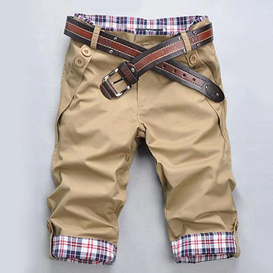 Variant image for Herren Cargo Shorts Bequemer Schnitt Praktische Taschen 100% Baumwolle-10