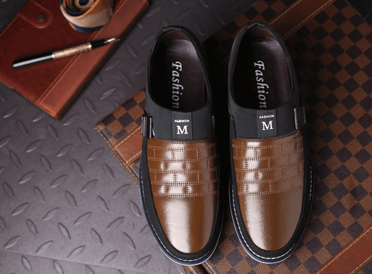 Atmungsaktive Lederschuhe Für Männer