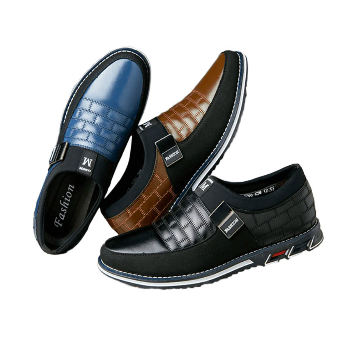 Atmungsaktive Lederschuhe Für Männer