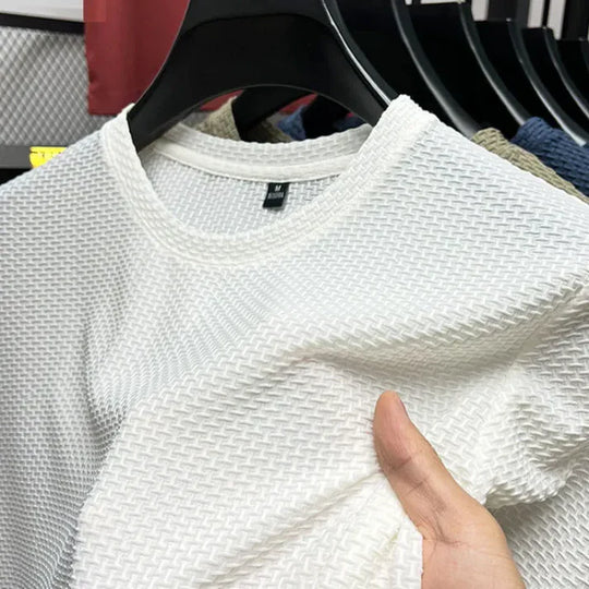 Variant image for Herren T-Shirt Kurzarm Atmungsaktiv Eisseiden-Mesh-17