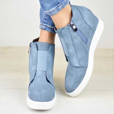 Bequeme Keilsneaker Für Frauen