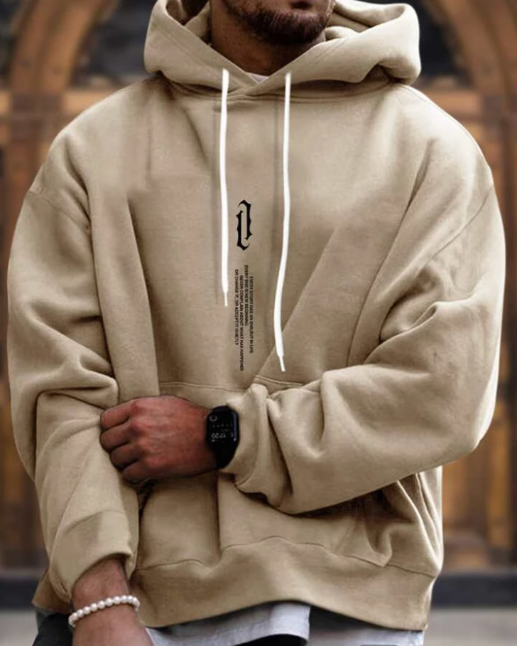 Herren Zip Hoodie Bequem Baumwolle Stilvoll 3