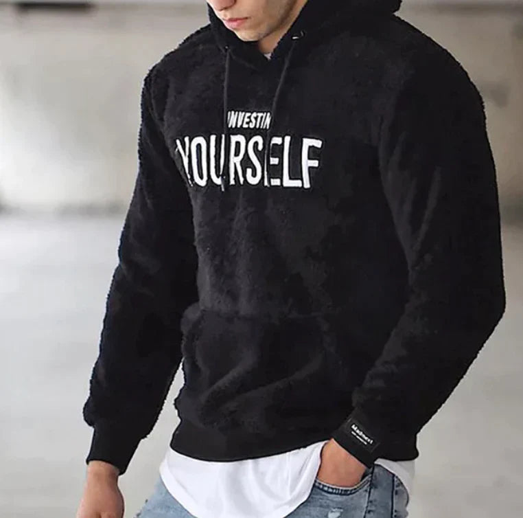 Variant image for Herren Kapuzenpullover Oversized Baumwolle Casual Zip Hoodie-1