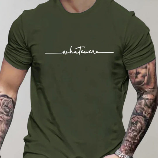 Variant image for Herren T-Shirt Rundhalsausschnitt Lässig Baumwolle Atmungsaktiv Freizeit-9