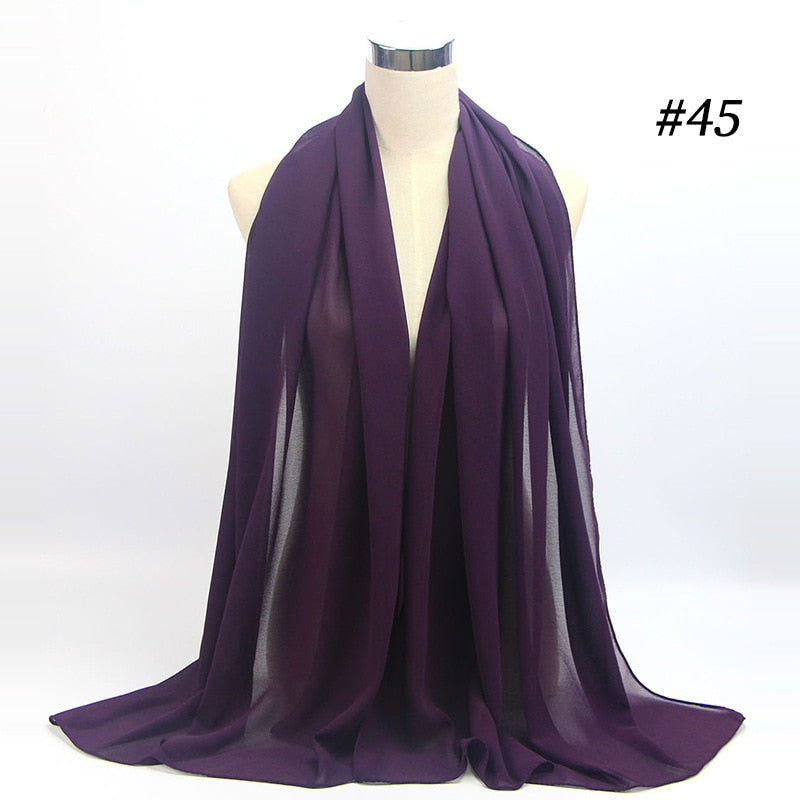 Chiffon Hijab Stirnband