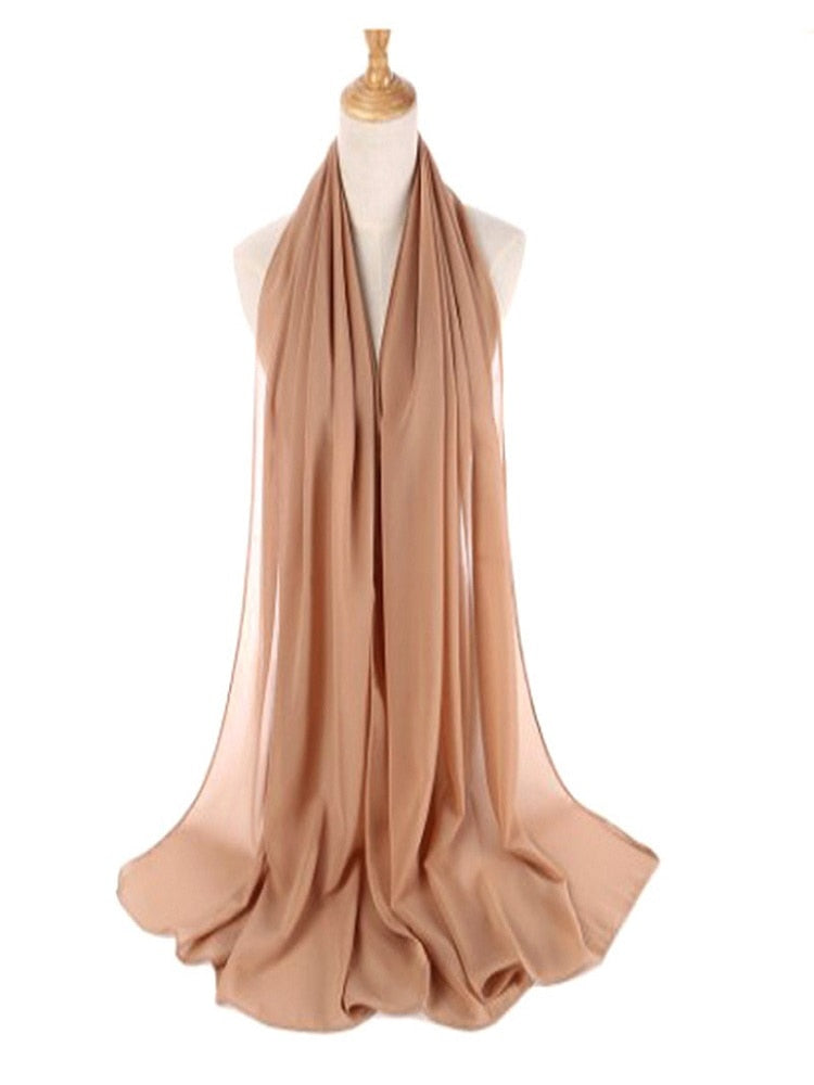 Chiffon Hijab Stirnband