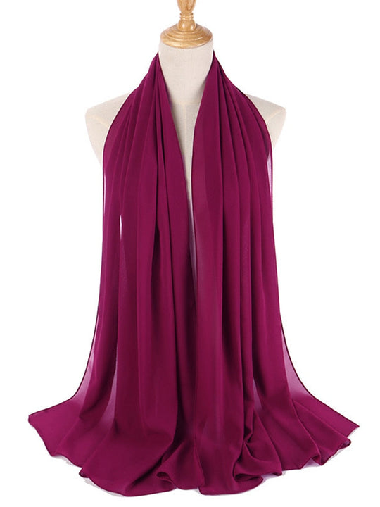 Chiffon Hijab Stirnband