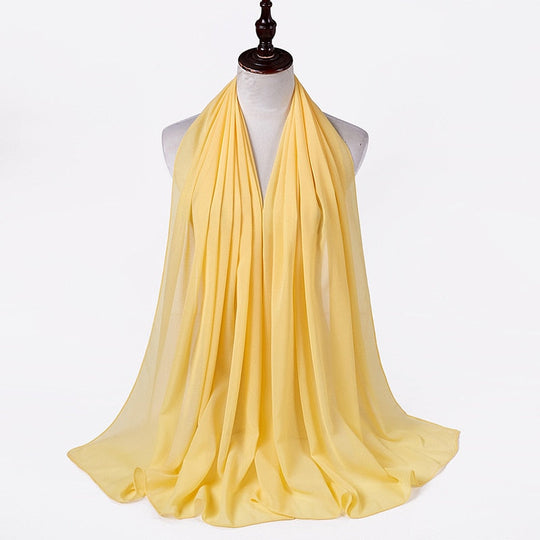 Chiffon Hijab Stirnband