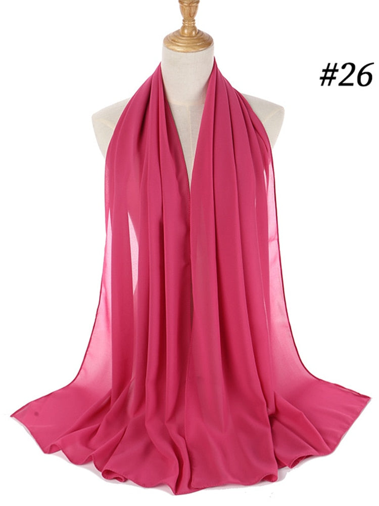 Chiffon Hijab Stirnband