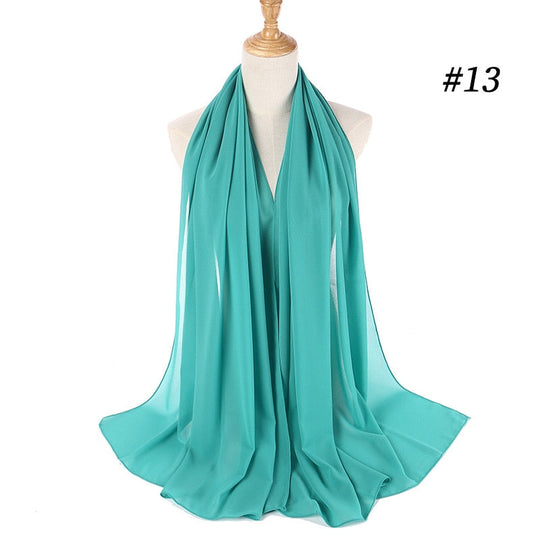 Chiffon Hijab Stirnband