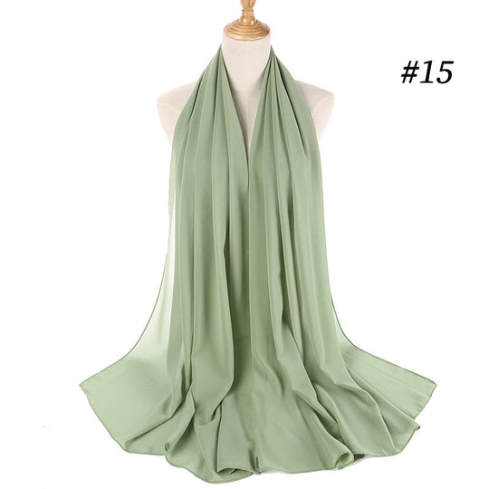 Chiffon Hijab Stirnband