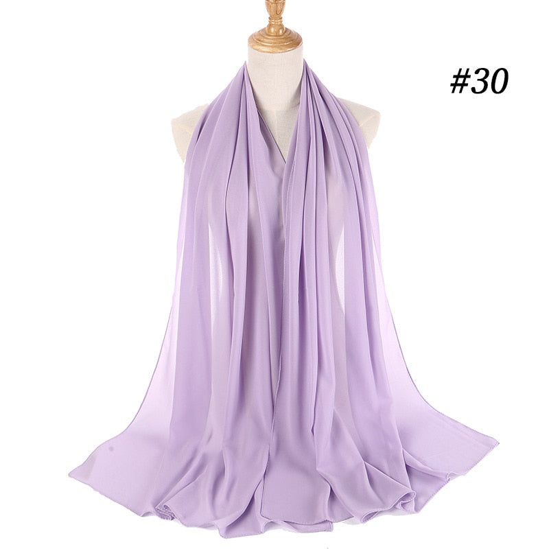 Chiffon Hijab Stirnband
