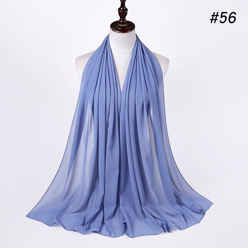 Chiffon Hijab Stirnband