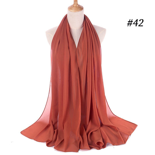 Chiffon Hijab Stirnband