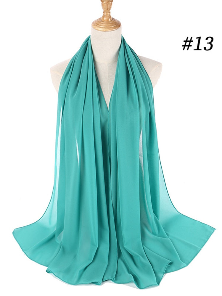 Chiffon Hijab Stirnband