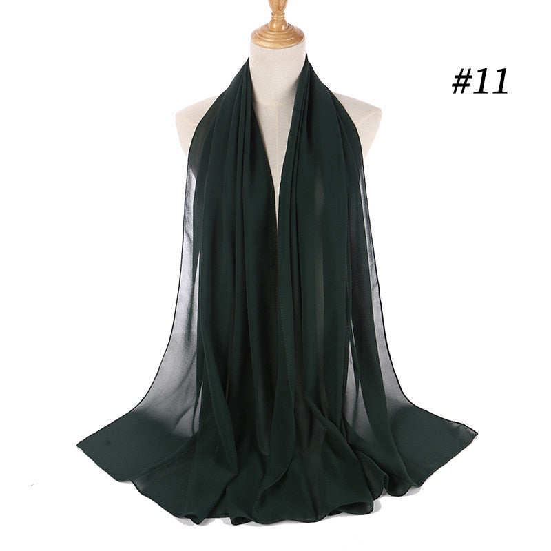 Chiffon Hijab Stirnband