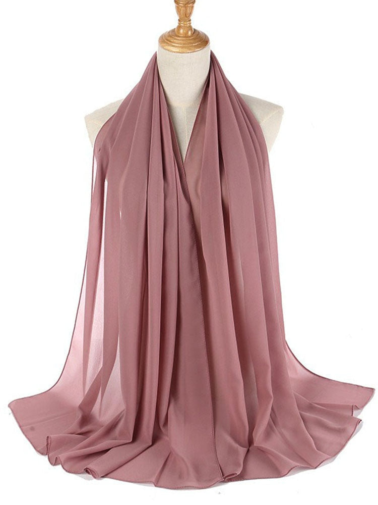 Chiffon Hijab Stirnband