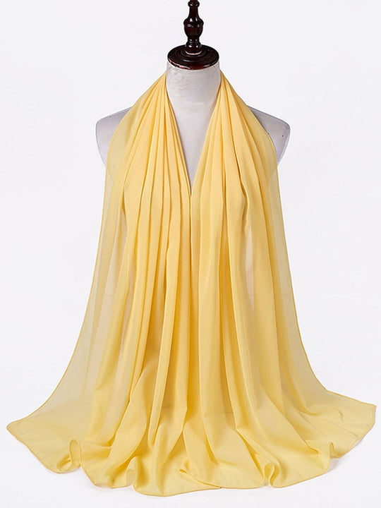 Chiffon Hijab Stirnband