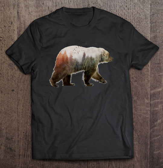 Damen Baumwolle Bär Tee