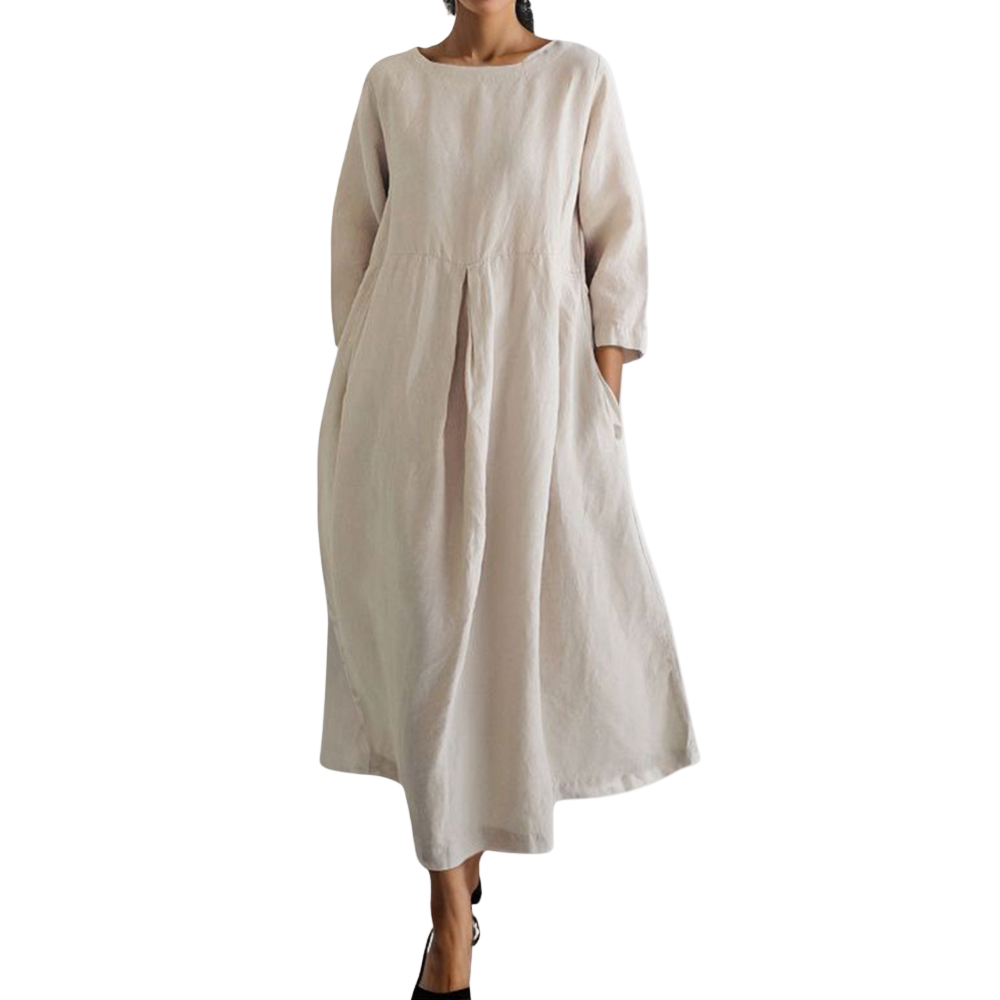 Damen Kleid Fließend Tailliert für Sommerliche Anlässe 3