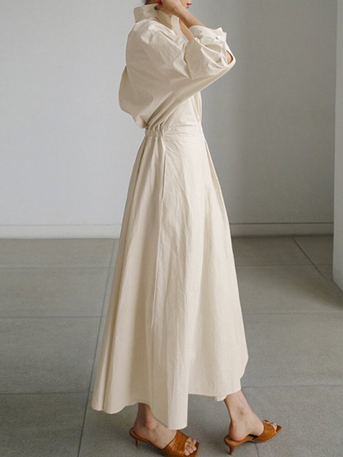 Damen Kleid Modernes Design Leichtes Material 3