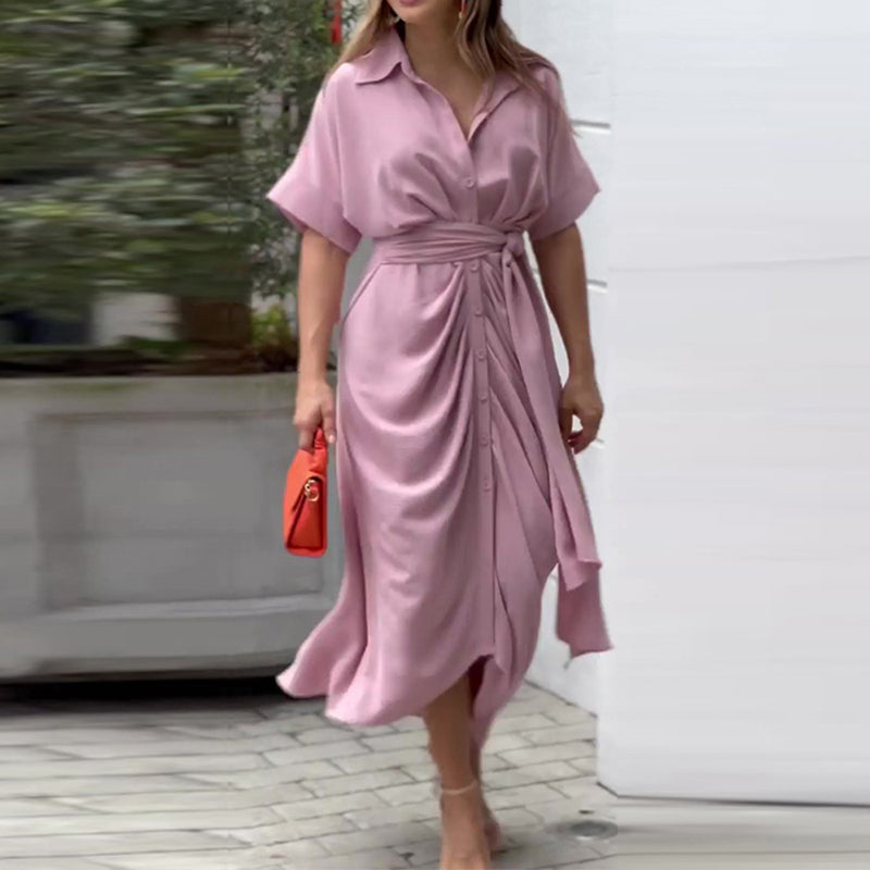 Damen Kleid Zeitlose Eleganz Baumwolle 4