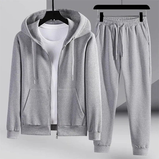 Damen Loungewear Set Waffel Strick Stil 10