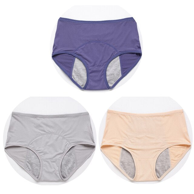 Damen Nahtloser Slip mit 360° Auslaufschutz für Optimalen Komfort 13