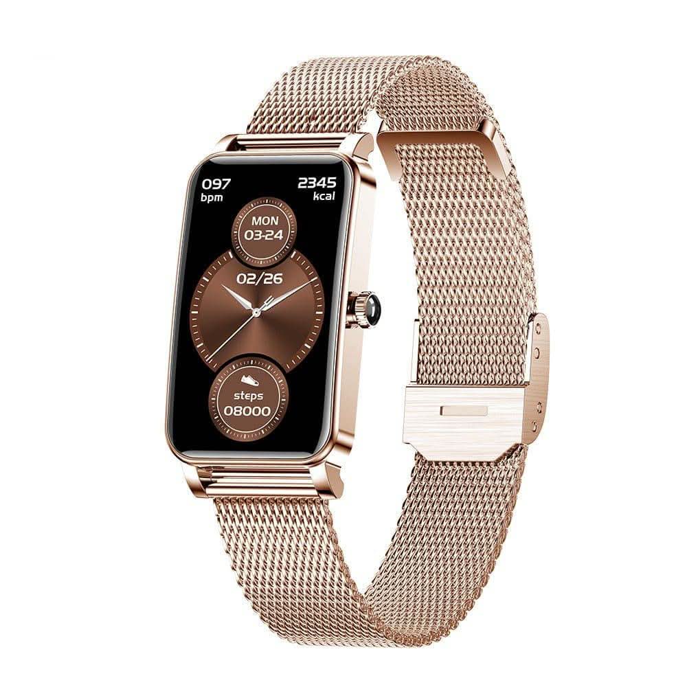 Damen Smartwatch mit Fitness-Tracking und Benachrichtigungen 0