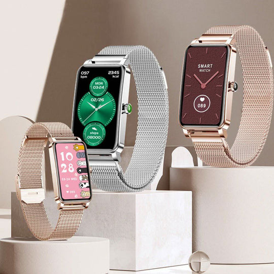Damen Smartwatch mit Fitness-Tracking und Benachrichtigungen 2