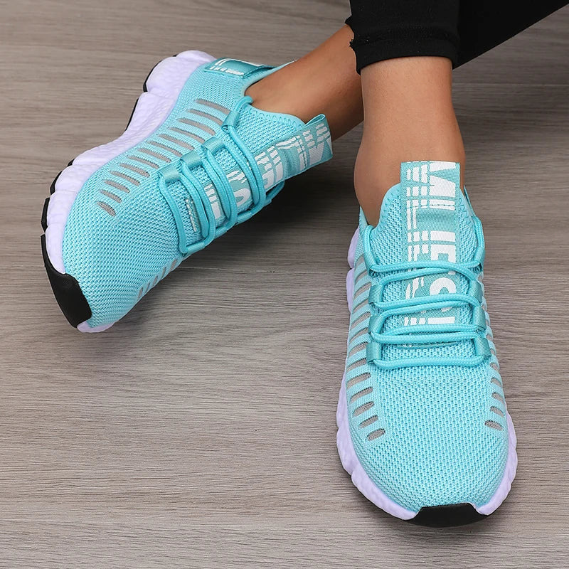 Damen Sportschuhe Atmungsaktiv Plattform Design für Outdoor Aktivitäten 6