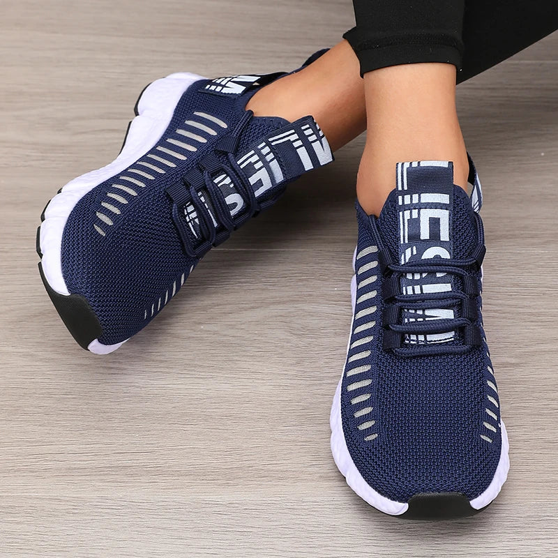 Damen Sportschuhe Atmungsaktiv Plattform Design für Outdoor Aktivitäten 7