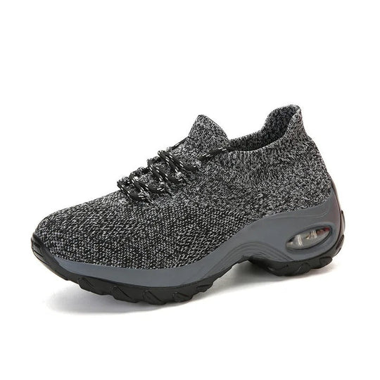 Damen Walkingschuhe Atmungsaktiv Mit Ergonomischer Fußgewölbeunterstützung 4