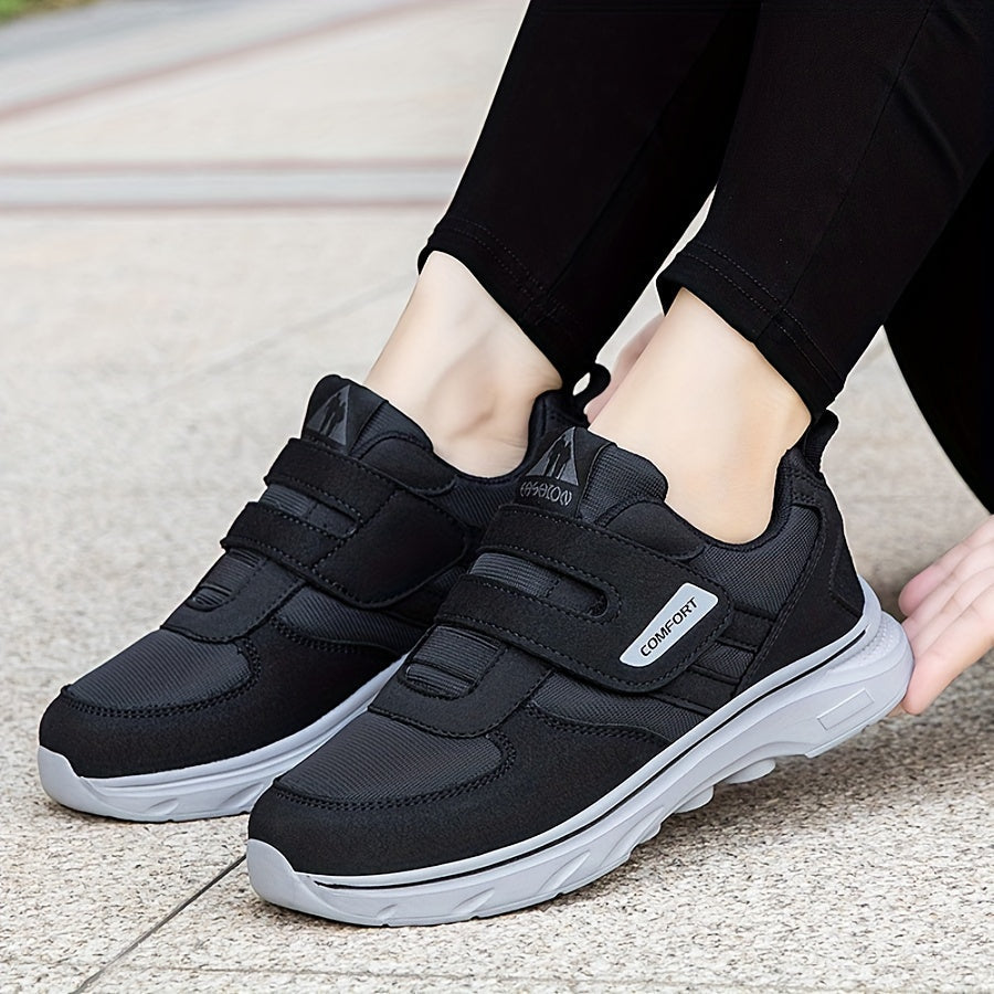 Damen und Herren Komfort Schuhe mit Klettverschluss 0