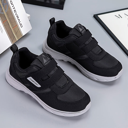 Damen und Herren Komfort Schuhe mit Klettverschluss 3