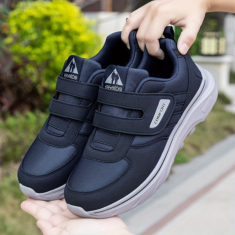 Damen und Herren Komfort Schuhe mit Klettverschluss 4