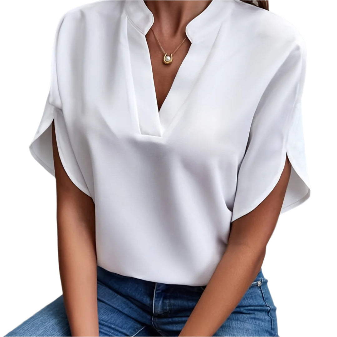 Damenbluse Elegante Viskose Polyester für Festliche Anlässe 0
