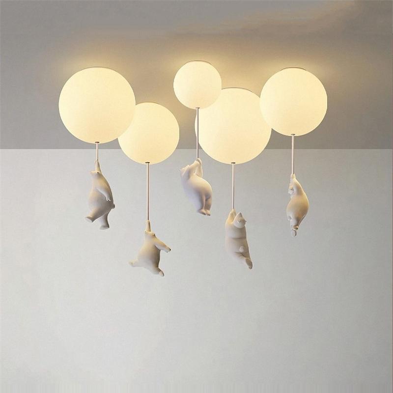 Deckenleuchte für Kinder Bärenform mit Luftballon 1
