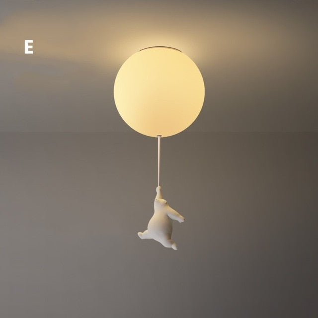Deckenleuchte für Kinder Bärenform mit Luftballon 9
