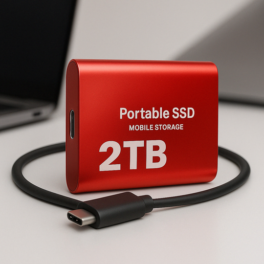 Externe SSD 2 TB USB-C Hochgeschwindigkeitsspeicher 4
