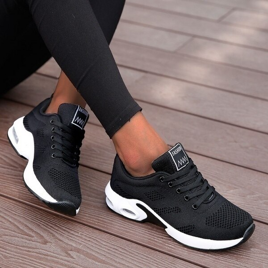 Variant image for Herren Sneaker Schwarz Atmungsaktiv Ergonomisch Mesh Turnschuhe-7