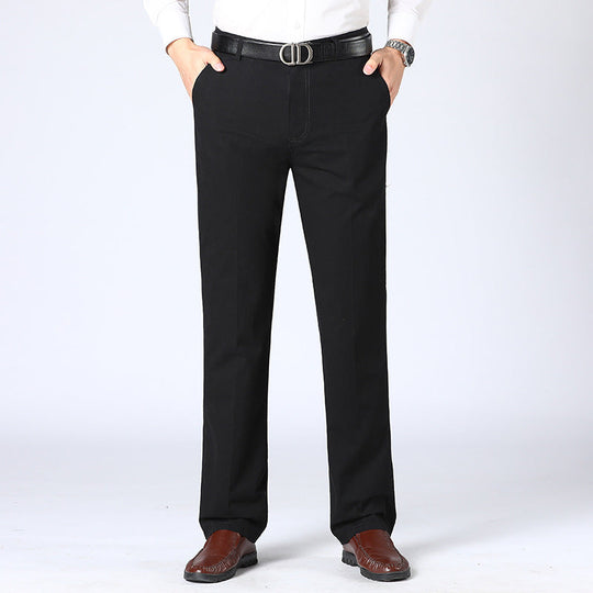 Variant image for Herren Anzughose Business Stil Weicher Stoff Moderne Passform-7