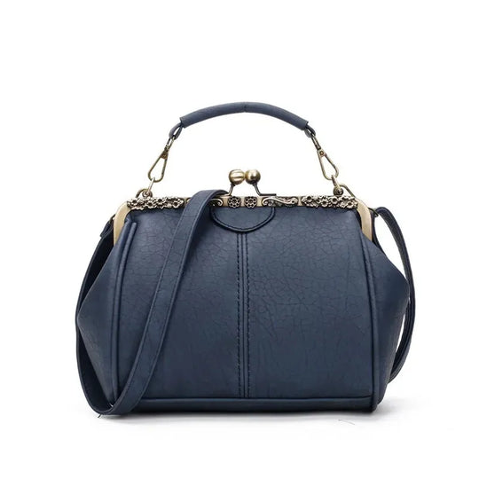Damen Handtasche Clip Kunstleder Elegant Praktisch 2
