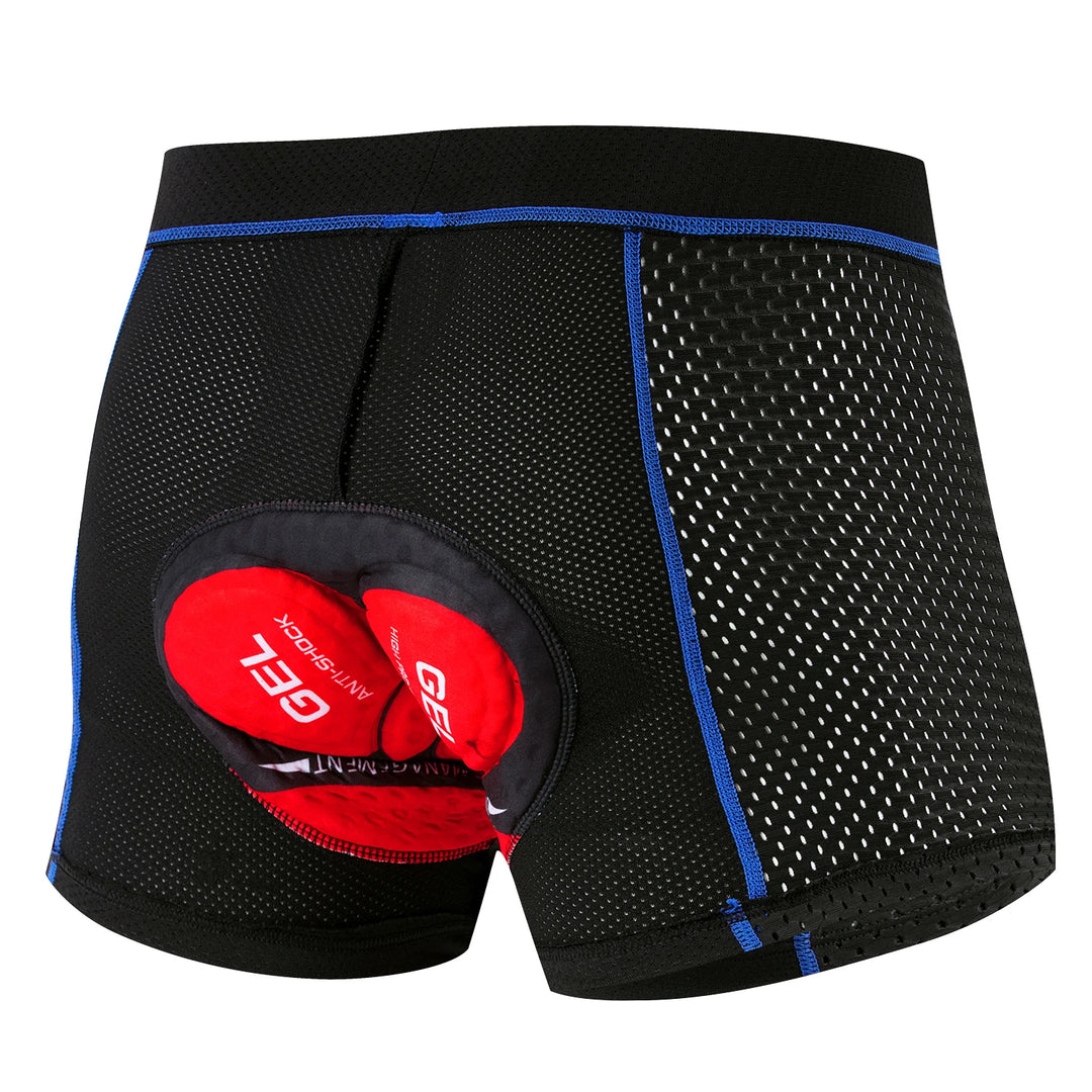 Herren Fahrradhosen Atmungsaktive Radhose mit Gelpolster 7
